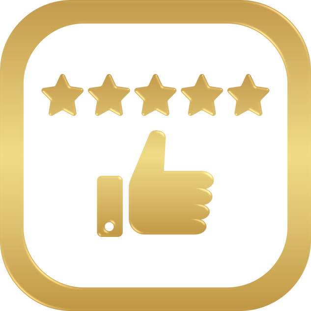 Gold Satisfaction Guaranteed Icon
